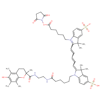 磺酸花菁染料 SUFLO CY5 TROLOX CAS号:1241506-04-6科研及生产专用 高校及研究所支持货到付款