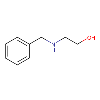 N-苄基乙醇胺化学结构式