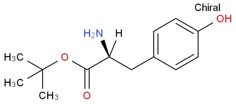 L-酪氨酸叔丁酯化学结构式