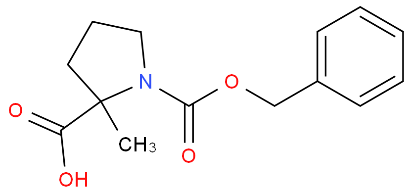 1-((benzyloxy)carbonyl)-2-methylpyrrolidine-2-carboxylic acid  