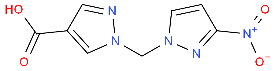 1-[(3-Nitro-1H-pyrazol-1-yl)methyl]-1H-pyrazole-4-carboxylic acid