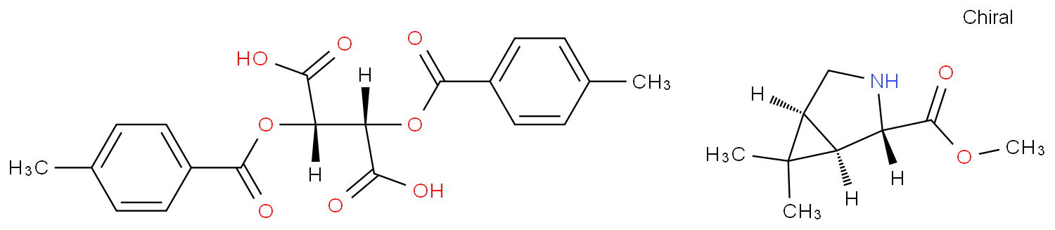 (1R,2S,5S)-Methyl 6,6-diMethyl-3-azabicyclo[3.1.0]hexane-2-carboxylate (2S,3S)-2,3-bis(4-Methylbenzoyloxy)succinate