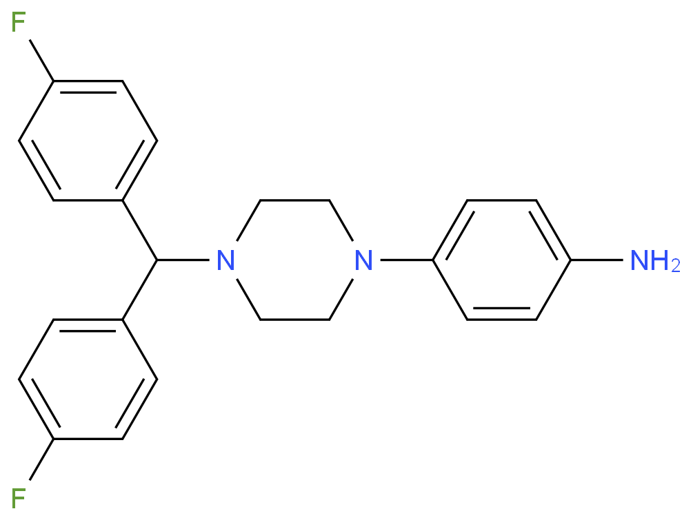 4-(4-[BIS(4-FLUOROPHENYL)METHYL]PIPERAZIN-1-YL)PHENYLAMINE