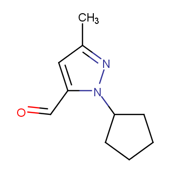2-Cyclopentyl-5-methyl-pyrazole-3-carbaldehyde