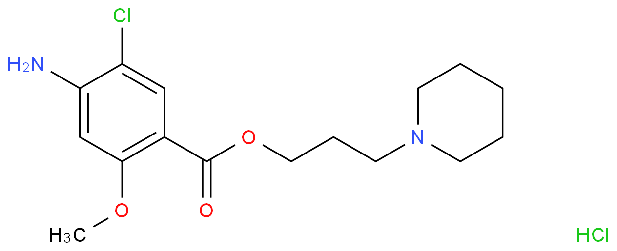 3-(piperidin-1-yl)propyl 4-aMino-5-chloro-2-Methoxybenzoate hydrochloride