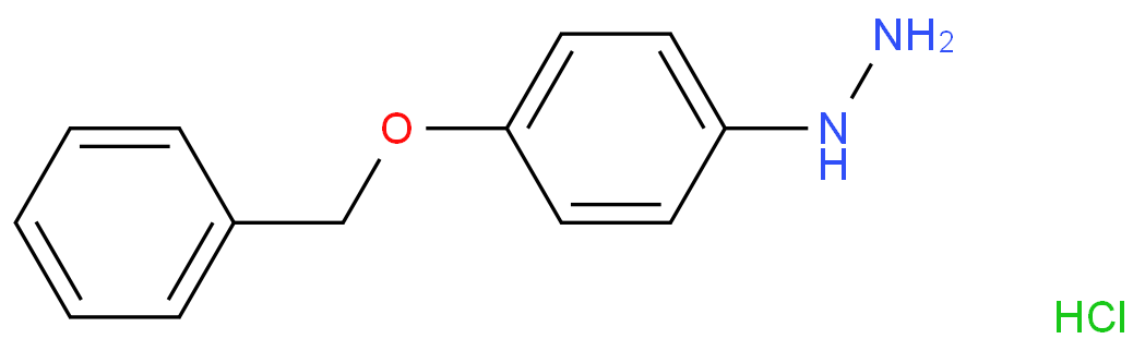 (4-phenylmethoxyphenyl)hydrazine;hydrochloride