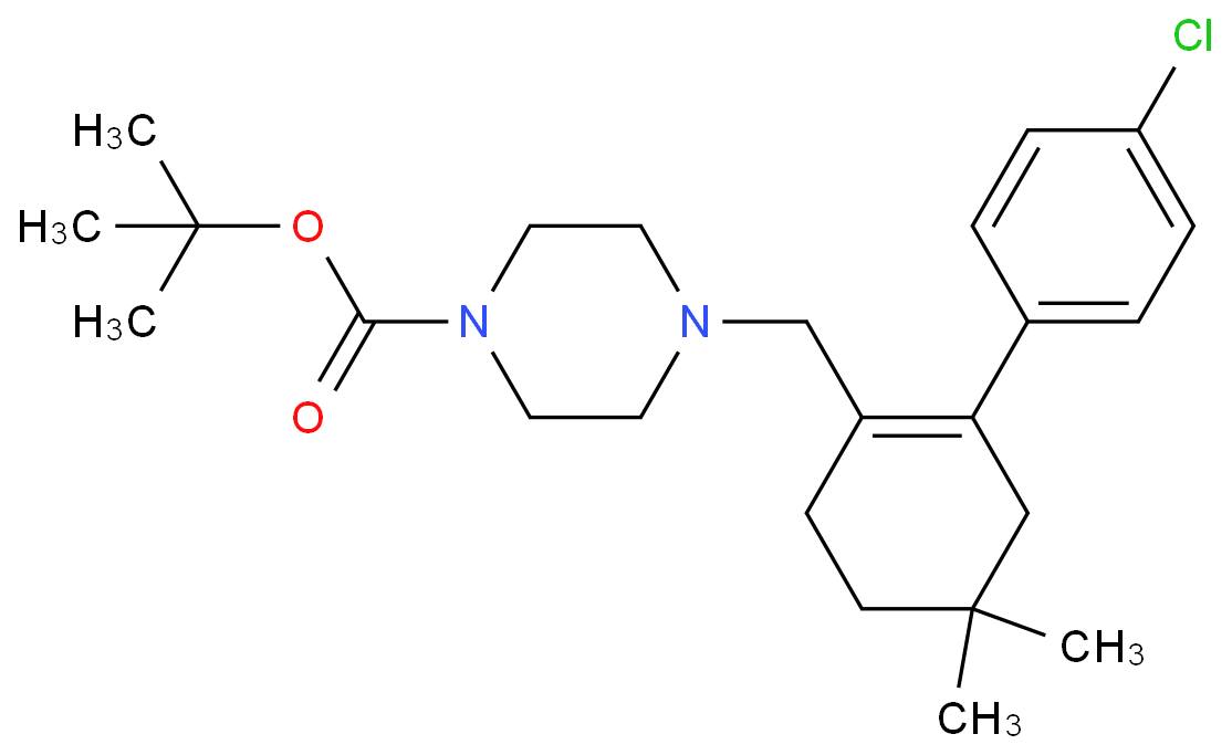 tert-butyl 4-((4\'-chloro-5,5-dimethyl-3,4,5,6-tetrahydro-[1,1\'-biphenyl]-2-yl)methyl)piperazine-1-carboxylate