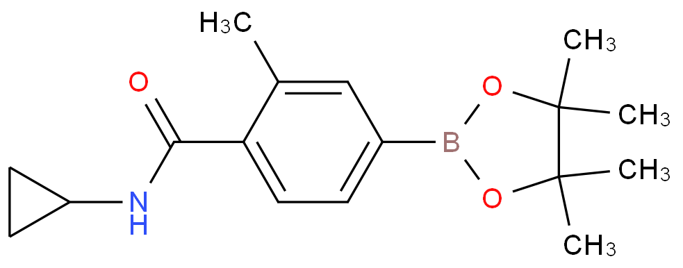 [Perfemiker]N-环丙基-2-甲基-4-(4,4,5,5-四甲基-1,3,2-二氧杂硼烷-2-基)苯甲酰胺,95%