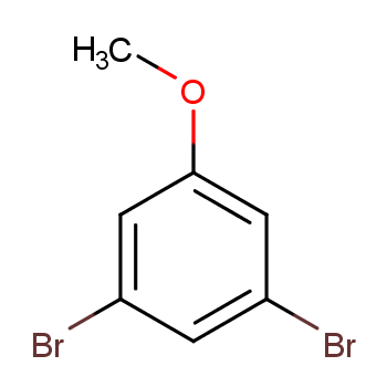 3,5-二溴苯甲醚化学结构式