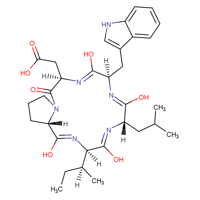 CYCLO(-D-ASP-PRO-D-ILE-LEU-D-TRP)