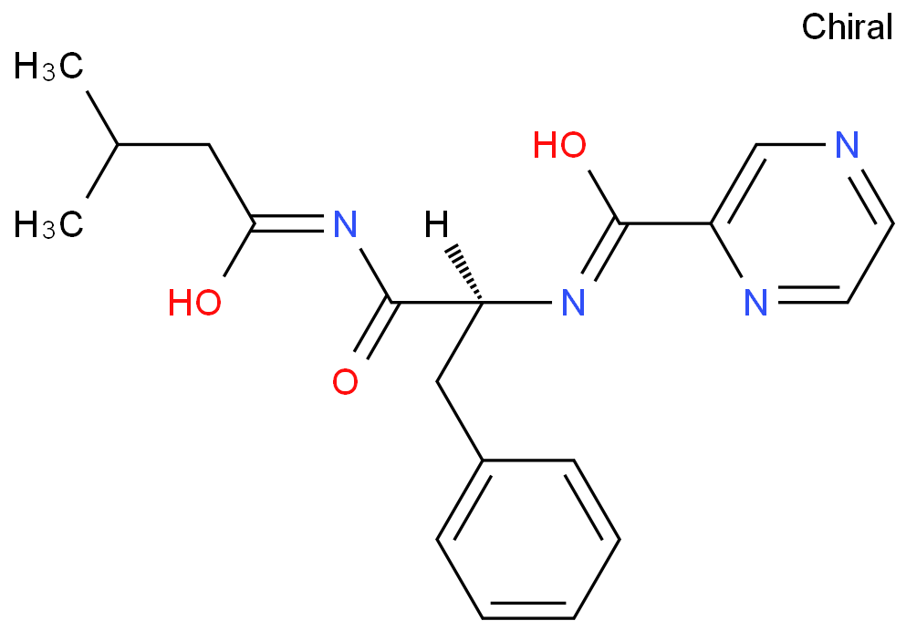N-[(2S)-1-(3-methylbutanoylamino)-1-oxo-3-phenylpropan-2-yl]pyrazine-2-carboxamide