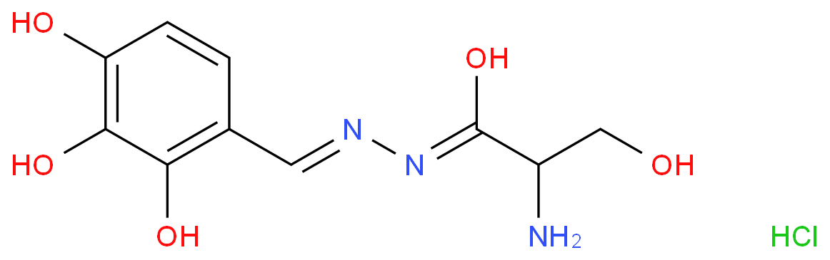 (E)-N'-(2,3,4-三羟基亚苄基)2-氨基-3-轻基丙酰肼 1353749-74-2