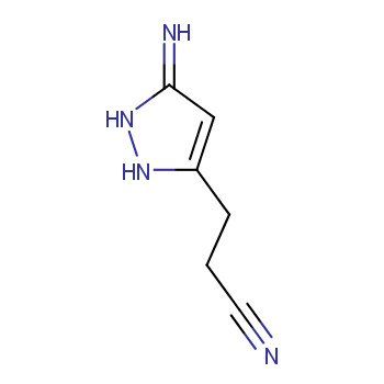 3-(3-amino-1H-pyrazol-5-yl)propanenitrile