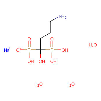 Alendronate sodium structure