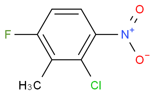 3-chloro-1-fluoro-2-methyl-4-nitrobenzene