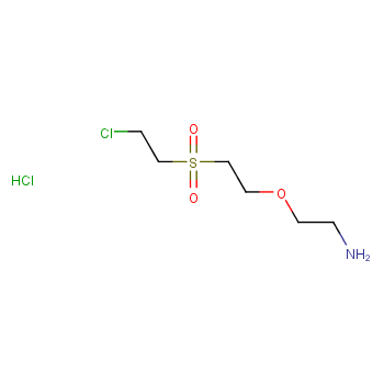 2-[2-(2-Chloroethl)sulfonyl]ethoxyethanamine hydrochloride