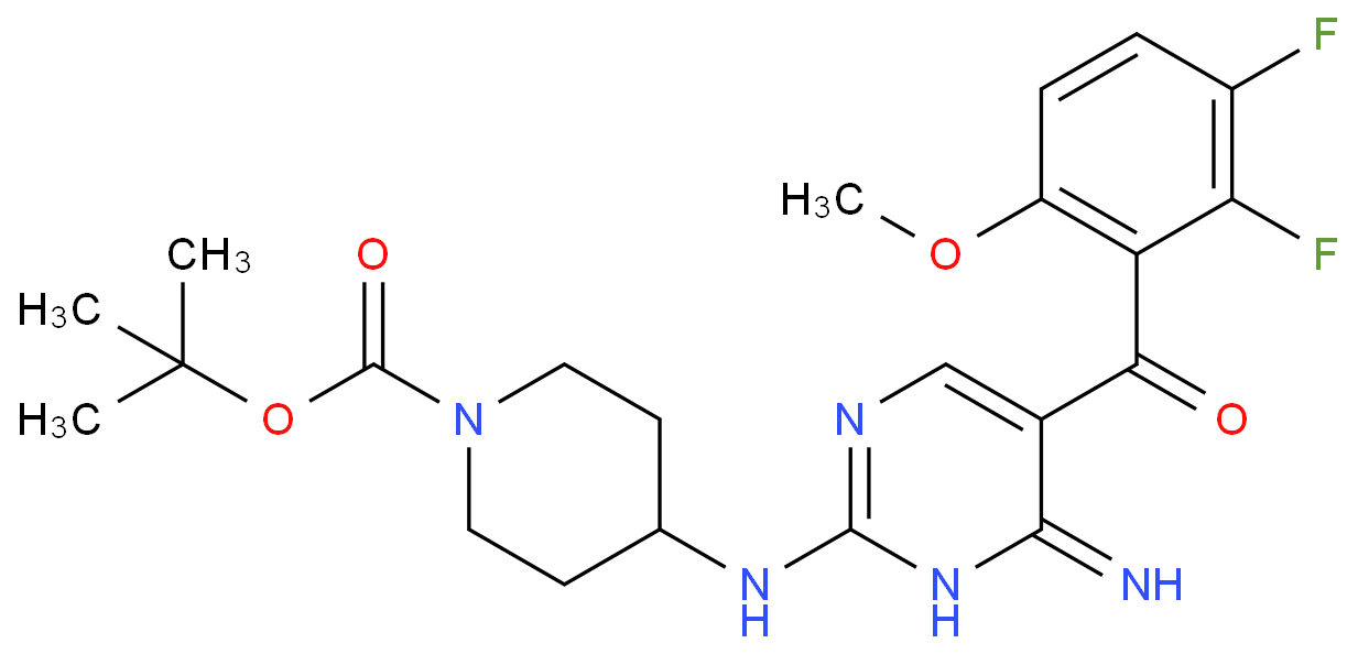 tert-butyl 4-(4-aMino-5-(2,3-difluoro-6-Methoxybenzoyl)pyriMidin-2-ylaMino)piperidine-1-carboxylate