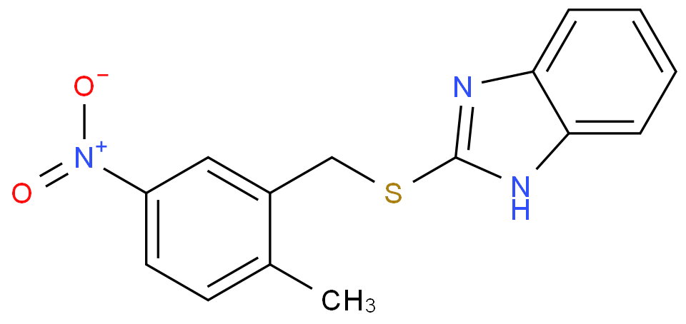 2-[(2-methyl-5-nitrophenyl)methylsulfanyl]-1H-benzimidazole