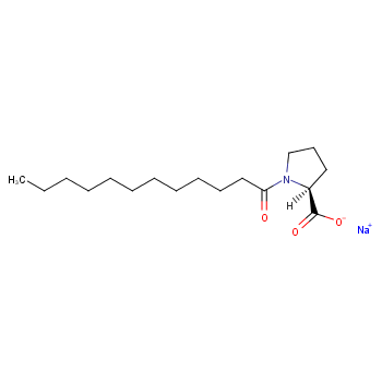 sodium;(2S)-1-dodecanoylpyrrolidine-2-carboxylate