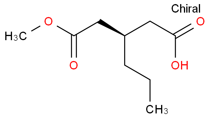 (R)-3-(2-methoxy-2-oxoethyl)hexanoic acid