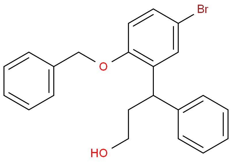 5-Bromo-gamma-phenyl-2-(phenylmethoxy)benzenepropanol