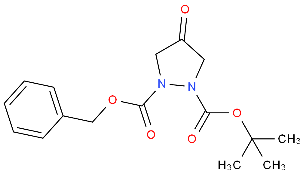 1-benzyl-2-tert-butyl-4-oxopyrazolidine-1,2-dicarboxylate