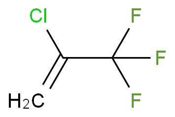 2-氯-3,3,3-三氟丙烯化学结构式