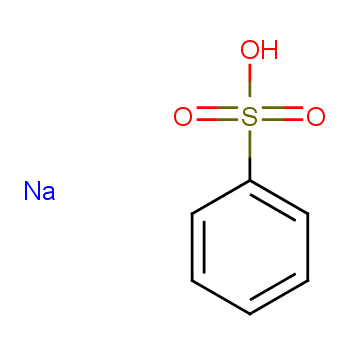 苯磺酸钠化学结构式