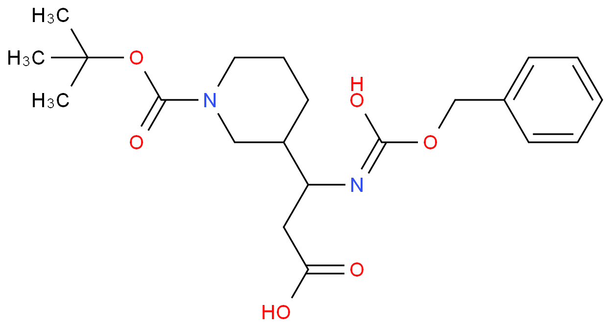3-N-CBZ-AMINO-3-(3'-BOC)PIPERIDINE-PROPIONIC ACID