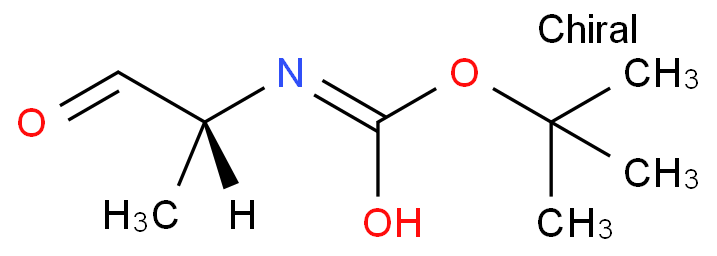 (R)-2-(叔丁氧羰基氨基)丙醛 CAS号:82353-56-8科研及生产专用 高校及研究所支持货到付款