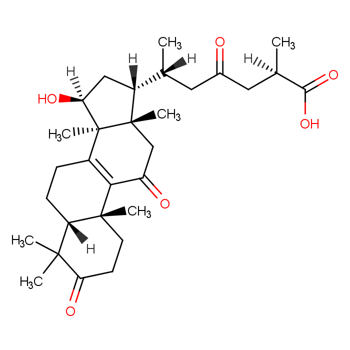 Lanost-8-en-26-oic acid, 15-hydroxy-3,11,23-trioxo-, (15α)-