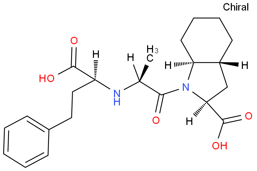 (2S,3aR,7aS)-1-[(2S)-2-[[(1S)-1-carboxy-3-phenylpropyl]amino]propanoyl]-2,3,3a,4,5,6,7,7a-octahydroindole-2-carboxylic acid