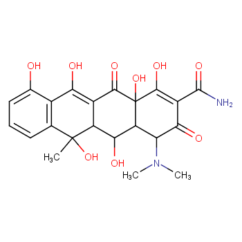 Oxytetracycline structure