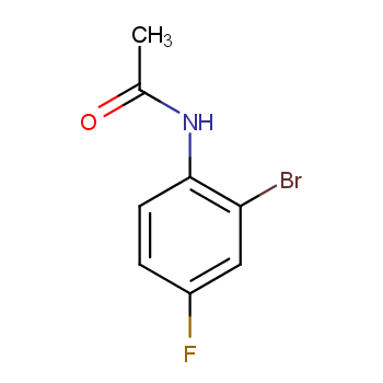 2'-溴-4'-氟乙酰苯胺化学结构式