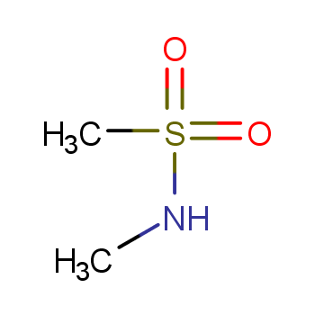 甲磺酰甲胺化学结构式