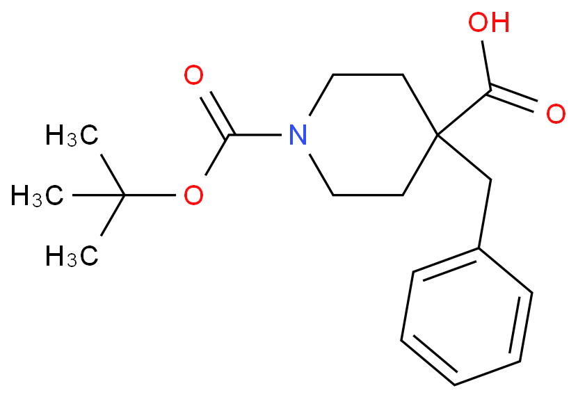 4-苄基-1-(叔丁氧羰基)哌啶-4-羧酸