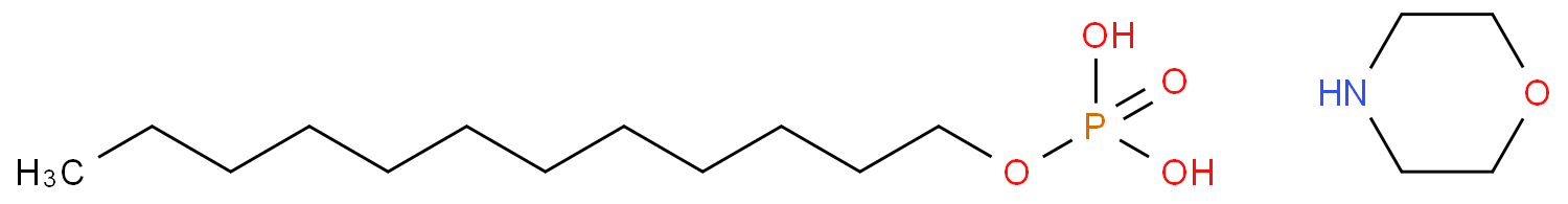 Phosphoric acid, dodecyl ester, compd. with morpholine