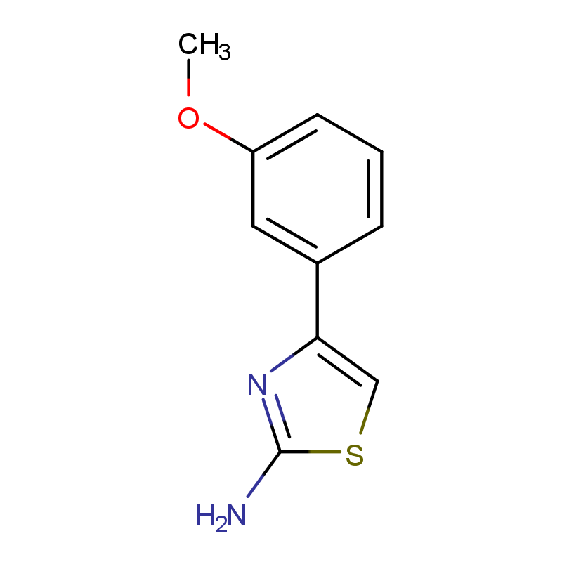 4-(3-甲氧基苯基)-噻唑-2-胺 CAS号:83558-37-6科研及生产专用 高校及研究所支持货到付款