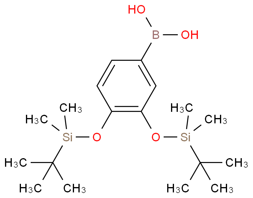 BORONIC ACID, B-[3,4-BIS[[(1,1-DIMETHYLETHYL)DIMETHYLSILYL]OXY]METHYLPHENYL]-