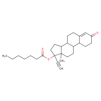 [(8R,9S,10R,13S,14S,17R)-17-ethynyl-13-methyl-3-oxo-1,2,6,7,8,9,10,11,12,14,15,16-dodecahydrocyclopenta[a]phenanthren-17-yl] heptanoate