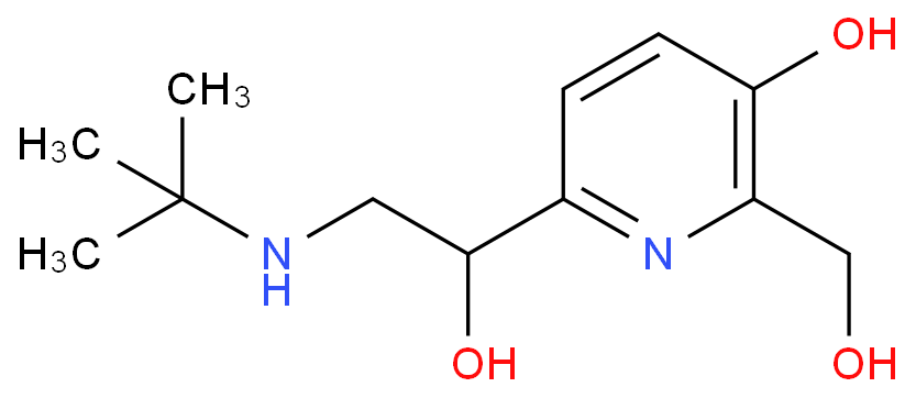 吡布特罗化学结构式