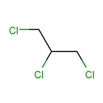 1,2,3-三氯丙烷化学结构式