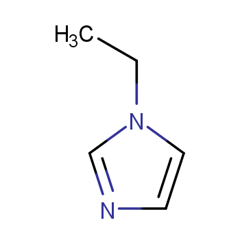 1-乙基咪唑化学结构式