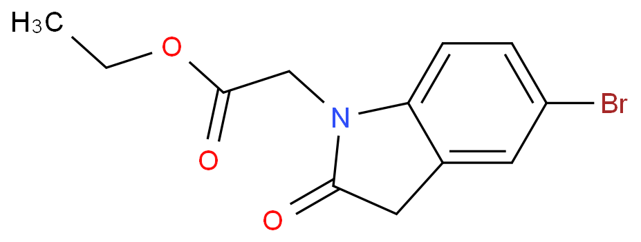 5-溴-2,3-二氢-2-氧代-1H-吲哚-1-乙酸乙酯