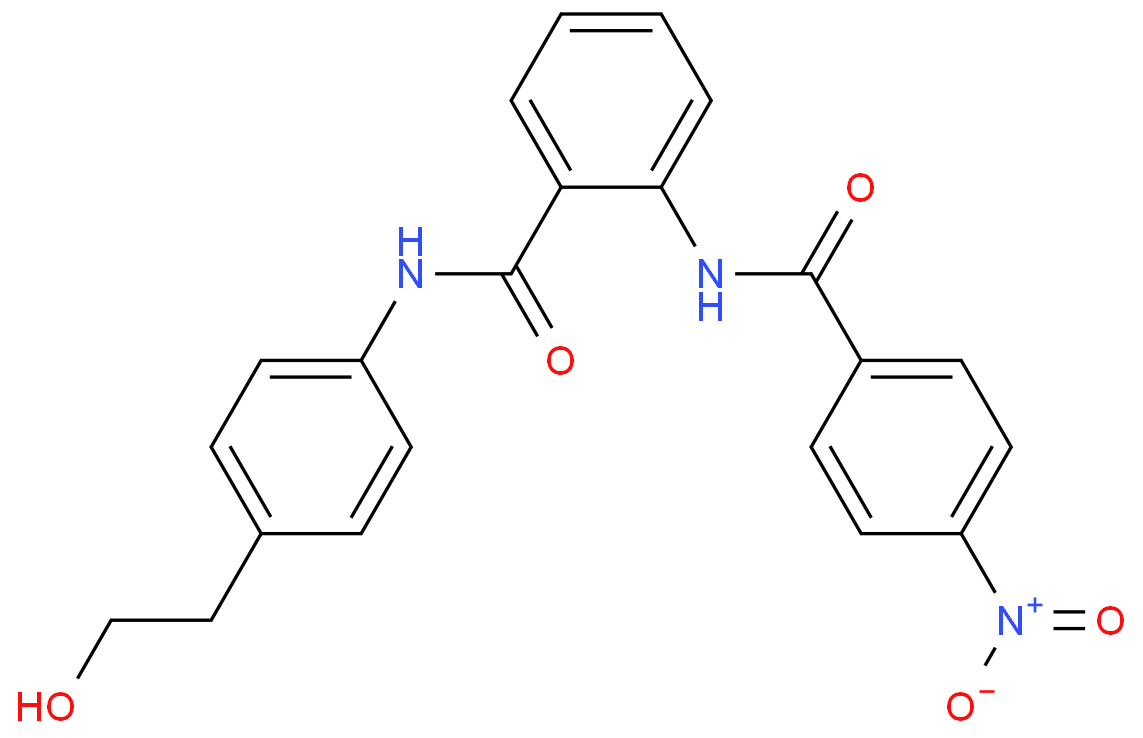 N-[4-(2-Hydroxyethyl)phenyl]-2-[(4-nitrobenzoyl)amino]benzamide