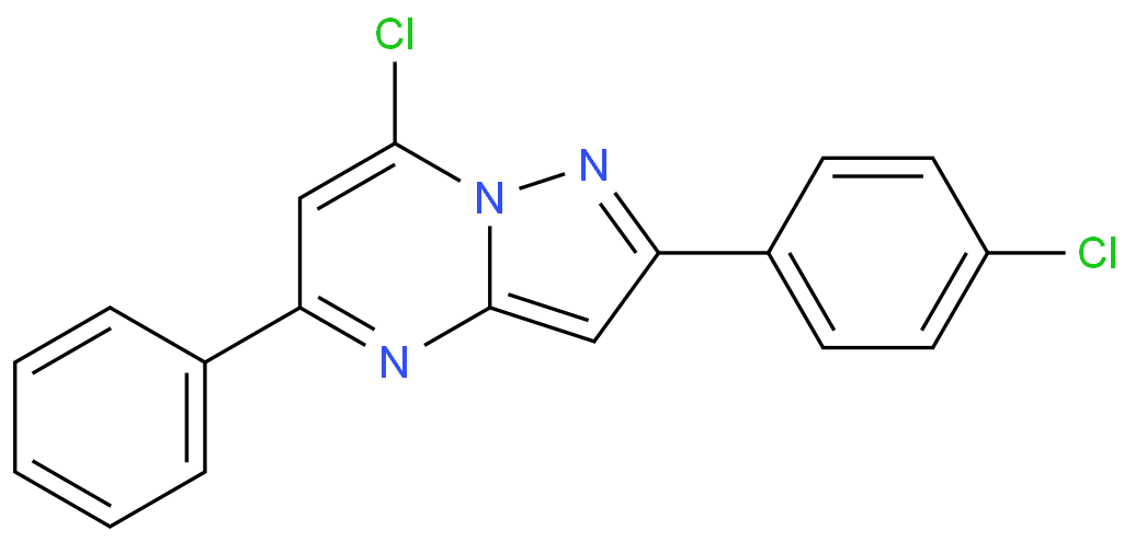 7-Chloro-2-(4-chloro-phenyl)-5-phenyl-pyrazolo[1,5-a]pyrimidine