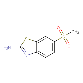 2-氨基-6-甲砜基苯并噻唑