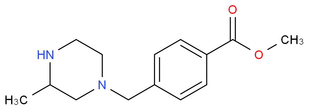 4-(3-甲基哌嗪-1-甲基)苯甲酸甲酯 CAS号:914349-83-0科研及生产专用 高校及研究所支持货到付款