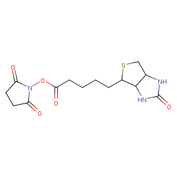 (2,5-dioxopyrrolidin-1-yl) 5-[(3aS,4S,6aR)-2-oxo-1,3,3a,4,6,6a-hexahydrothieno[3,4-d]imidazol-4-yl]pentanoate