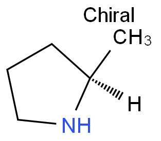 41720-98-3 (R)-(-)-2-甲基吡咯烷 结构式图片